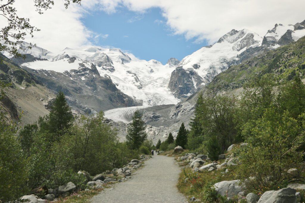 Morteratsch zum Gletscher Wandern 11.7.25